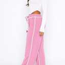DISCIPBUSH Track Pants Women Sweatpants Lounge Pants (Pink, XL)