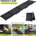 Garvee 71" Long Folding Dog Ramp for Car, 20" Extra Wide Heavy Duty Non-Slip Portable Pet Ramp, Large Dogs Up to 250 lbs, Outdoor & Indoor Use