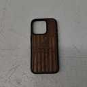 Carveit Magnetic Wooden Case for iPhone 16 Pro Case, Wood Artisan Engraved & Black Soft TPU Shockproof Cover, Compatible with MagSafe Wireless Chargers (Gadsden and American Flag) Walnut