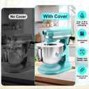 6 QT Stainless Steel Mixer Bowl & K256 Whisk for KitchenAid 5.5-6 Quart Bowl Lift Stand Mixer Replacement, 6 Wire Whip and Mixing Bowl with Cover for KitchenAid Mixers Attachments
