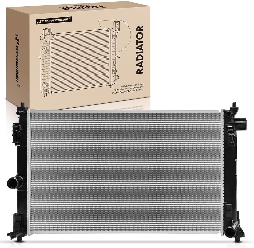 A-Premium Conjunto de radiador de refrigerante del motor compatible con Toyota Corolla 2020-2022, C-HR CHR 2018-2022, 1.8L 2.0L, repuesto # 1640037340