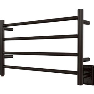 HEATGENE Towel Warmer 4 Bar Towel Dryer Wall-Mounted Plug-in Bath Towel Heater - Venetian Bronze