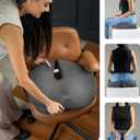 SitCushion Ergonomic Seat Cushion for Sciatica & Tailbone Pain Relief – Extra Large Memory Foam Office Chair Cushion for Long Sitting, Orthopedic Coccyx Cushion for Desk Chair, Car & Wheelchair(Black)