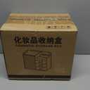 DASITON Makeup Organizer for Vanity,Large Capacity Makeup Storage Organizer with 3-Layer Drawers and Mirror,Cosmetics Display Case Make up Organizers for Vanity,Bedroom,Countertop(Green)