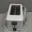 Elite Gourmet ECT-1027 Cool Touch Toaster, 7 Toast Settings Cancel Functions, Slide Out Crumb Tray, Extra Wide 1.5" Slots for Bagels Waffles Specialty Breads, Puff Pastry, Snacks, White