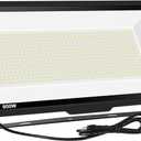 800W LED Flood Light Outdoor,3600W Equivalent Super Bright FloodLight with Plug,80000LM 6000K Daylight White IP66 Waterproof Commercial Lighting for Sports Fields,Courts, Arena, Stadium