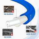 TOOLCY Super Flexible Pressure Washer Hose 50ft, 3400 PSI Kink Resistant Power Washer Hose 1/4 in., Replacement Power Wash Hose with M22 and 3/8" Quick Connection Kit for Gas & Electric