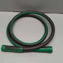 Garden Lead-in Hose 6ft x 5/8" Leader Hose with Female/Female 3/4" Fittings, Leak-Free/Rust-Proof Aluminum Connectors, Short Water Hose for Hose Reel Connecting.