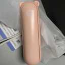 JISULIFE Portable Handheld Fan, Speed(1-100) Adjustable Turbo Mini and 3600mAh Battery Rechargeable Personal Fan, Digital Display, Gifts for Women Men Travel/Camping/Outdoor-Pink