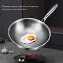 Toutrop Titanium Hammered Pan Pro with Lid, Durable Scratch-Resistant Titanium Frying Pans for Cooking Non Stick, Even Heating for Cooking, Nutritious Pan for Cooking