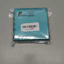 Fuutreo 100 Pcs Scalloped Cocktail Napkins Thick Paper Disposable Party Napkins Beverage Tissue for Wedding Dinner Birthday Supplies, 5 x 5 Inches(Teal)