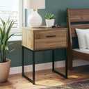Signature Design by Ashley Deanlow 1-Drawer Nightstand, Brown, 19.61" W x 14.92" D x 26.02" H
