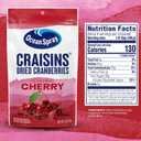 Ocean Spray Craisins Sweetened Dried Cranberries, Cherry Flavored, 6oz Pouch (EXP 09/25/26)