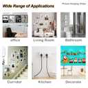 3 x 28-Pairs(56 Strips) Large Picture Hanging Strips Heavy Duty, Picture Hanging Kit, Hang Pictures on Wall Without Nails, No Hole Picture Hangers, Removable Adhesive Strips for Frame Hanging