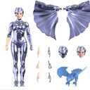 Super7 ULTIMATES! SilverHawks Steelheart - 7" SilverHawks Action Figure with Accessories Classic Cartoon Collectibles and Retro Toys