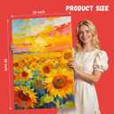 Simetufy 5 Pack 20"x30" Large Canvas Boards & Panels for Painting, Paint Canvas for Adults & Artists– 100% Cotton Acid Free Primed for Acrylic & Oil