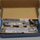 AOC Monitor Mount, Adjustable Single Monitor Arm for 1732 Inch Screens, Fits 4.419.8lbs, Cable Management, VESA 75x75/100x100, C-Clamp & Grommet Base (Grayish White)