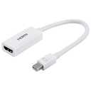 PHILIPS Mini DisplayPort to HDMI Adapter, Unidirectional, Audio and Video, Full HD 1080p, 4K Ultra HD, Slim Compact Portable Design, White Cable, for All Brands, SWV9200F/27