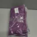 3 x T&Twenties Womens Summer Tops Ruffle Short Sleeve Tunic Tops V Neck Loose Fit Flowy T-Shirts (Purple, L)