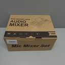 G10 podcast equipment bundled with an audio mixer integrated podcast production studio, equipped with a P15 microphone, used for live streaming, podcast recording PC, and YouTube Recording