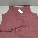 AUTOMET Womens Loose Fit Casual Flowy Tank Tops Trendy Sleeveless Summer Tops Clothing Outfits 2025 Wine XL