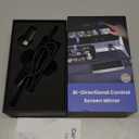 Wireless CarPlay Adapter with Video Control, Mirror & Swipe via Car Touchscreen, Bi-Directional Mirroring, Dual Modes, Plug & Play, No App Needed, Gray