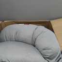 Momcozy Pregnancy Pillows with Cooling Cover, U-Shaped Full Body Maternity Pillow for Side Sleepers 57 Inch - Support for Back, Hip, Belly, Legs for Pregnant Women