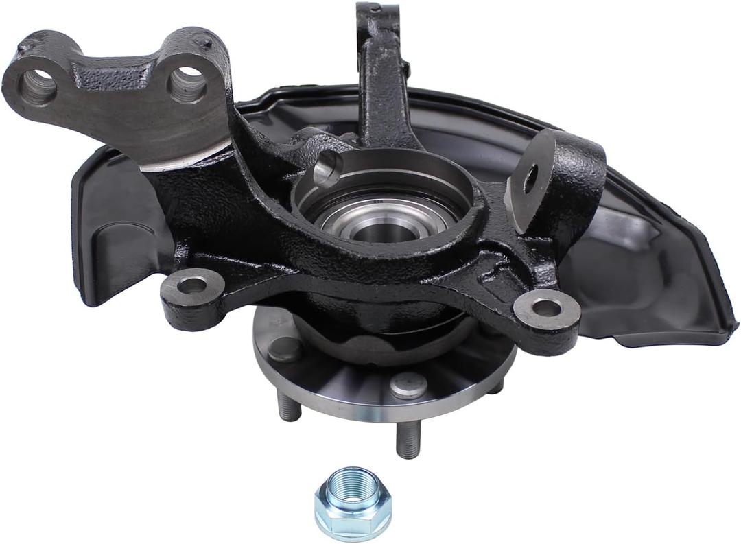 NewYall Front Right Steering Knuckle and Hub Assembly for Lexus RX330 2004-2006, RX350 2007-2009, RX400h 2006-2008, Toyota Highlander 2006 2007