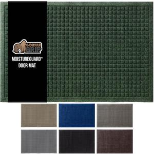 GORILLA GRIP Front Door Mat, Indoor Outdoor Ultra Absorbent Moisture Guard Doormat, Absorbs Up to 1.7 Cups of Water, Stain and Fade Resistant, Rubber Backing Doormats, Captures Dirt, 29x17 Green