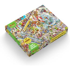 Ruff Day at The Mall  1000 Piece Jigsaw Puzzle  Challenging Fun for Adults and Kids