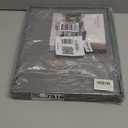 PRANDOM File Organizer Box - Set of 1 Collapsible Decorative Linen Filing Storage Hanging File Folders with Lids Office Cabinet Letter/Legal Size Grey (17x14x11.2 inch)