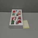 4 Pack Christmas Stocking Holders for Mantle, Gnome Stocking Hangers for Mantel, Christmas Stockings Hooks