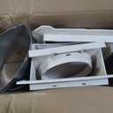 Builders Edge 140056774048 6" Hooded Vent 048, Almond