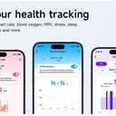 Screenless Health Fitness Tracker for Men Women Activity Watch 24/7 Heart Rate Blood Pressure Sleep HRV Monitor Step Counter Smart Bracelet No Screen Long Battery Life, One Size