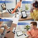 2 x Universal Remote Control Page Turner for Kindle, iPad, Oasis Kobo, & More Compatible with E-Readers & Tablets Ideal for Reading Novels, Comics, & Taking Photos Includes Wrist Strap & Storage Bag
