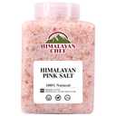 Himalayan Chef Pink Himalayan Salt Coarse Grain, 5 lbs Plastic Jar - Pure, Natural, Kosher, Mineral-Rich, Ideal for Grinder Refills, Cooking, Seasoning (EXP 02/01/31)