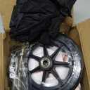 2Pcs 6 Inch Replacement Wheelchair Wheels for Walkers - Environmentally Friendly Rubber Material, Wear-Resistant PU Tires, Anti-Slip, and Durable ABS Wheel Hub (6IN Narrow 2Pcs)