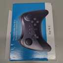 LACTIVX Wireless Pro Controller for Nintendo Wii U Console with USB Charging Cable(Black)