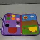 hahaland Busy Board Montessori Toys - 3 Year Old Girl Gifts Bithday Gift Ideas - 8 in 1 Preschool Learning Activities - Educational Toys Valentines Gift Easter Basket Stuffers Age 3 Travel Busy Book