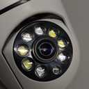 Outdoor Security Cameras, Home Security Camera with Night Vision, Intelligent Motion Detection, 2 Way Audio, Supports SD Card and Cloud Storage (US Plug)