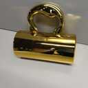 Acrylic Clutch Bag, Acrylic Purse for Women with Removable Strap and Lift-Up Lock, Gold Clutch Purses for Women