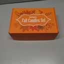 Fall & Christmas Candles, Soy Candles Set - 7Oz * 6 Pack, Holiday/Birthday/Christmas Gifts for Women & Men, Autumn Scents of Hello Fall/Spice Pumpkin/Apple Cider/Hot CocoaCinnamon & Cedar/Maple Latte