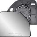 Replacement Passenger Right Side Door Towing Mirror Main Big Glass Heated with Back Plate for Ford F-150 F 250 F-350 F-450 F-550 from 2015 to 2024