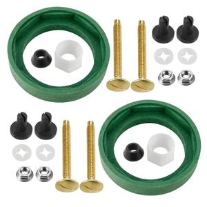 2 Packs Toilet Tank to Bowl Coupling Kit, Replacement Repair Parts AS738756-0070A Fits for American Standard Champion 2 Piece Toilet, 3" Toilet Tank Gasket for Most 3 Inch Flush Valve Opening Tanks