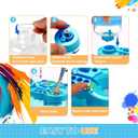 Paint Brush Cleaner, Upgraded Water Cycle Watercolor Rinser Dispenser with Holder and Palette, Washing My Brushes, Cleaning System for Acrylic,Watercolor,Painting Art Supplies for Adults Students