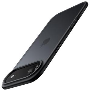 JETech Matte Case for iPhone Air, Shockproof Military Grade Drop Protection, Frosted Translucent Back Minimalist Phone Cover, Anti-Fingerprint, 6.5-Inch Display (Black)