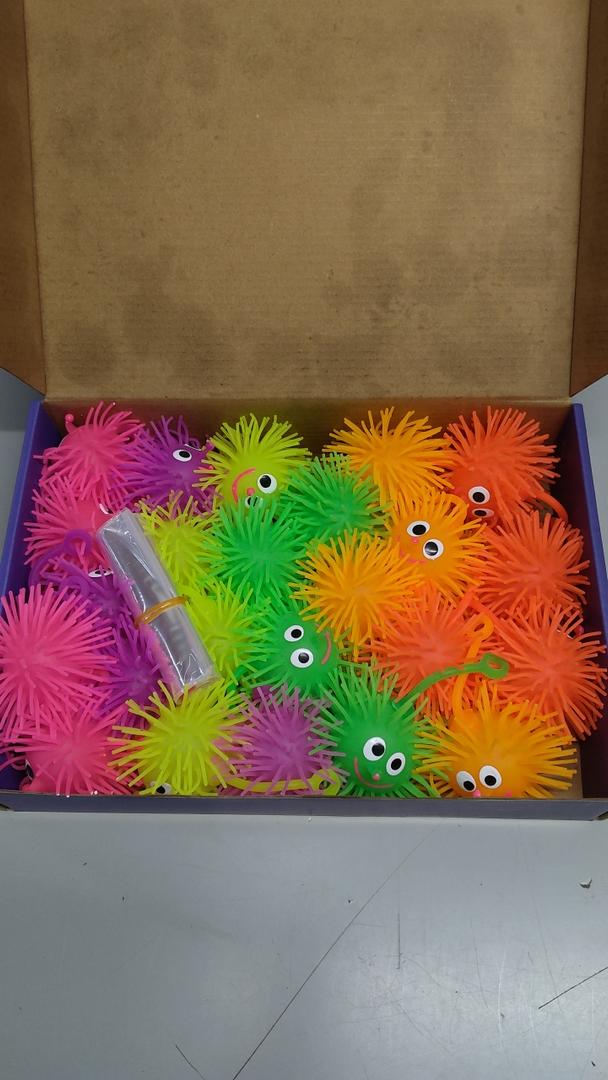 24 PCS Light Up Balls Party Favors for Kids 4-8 8-12 Prefilled Easter Eggs Classroom Goodie Bags Stuffers Prizes LED Puffer Balls Pinata Fillers Bulk Toys Boys Easter Birthday Return Gifts