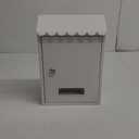 Mailboxes Wall Mount with Key Lock  Jssmst Small Mail Boxes Horizontal, 12.2 x 8.3 x 3.05 Inch, White New