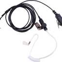 Earpiece Headset Compatible with SL300 SL7550 7580 SL4000 SL3500e SL1K SL1M Walkie Talkie 2 Way Radio,with Acoustic Tube Earpiece and Mic PTT (1 Pack)