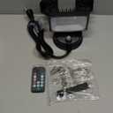 iMaihom 100W Dusk to Dawn Outdoor Lighting, 10000LM Plug in Flood Lights with Remote Control, 2 Modes IP65 Waterproof Led Exterior Security Light with Photocell, 6500K Floodlight for Yard Garage Black